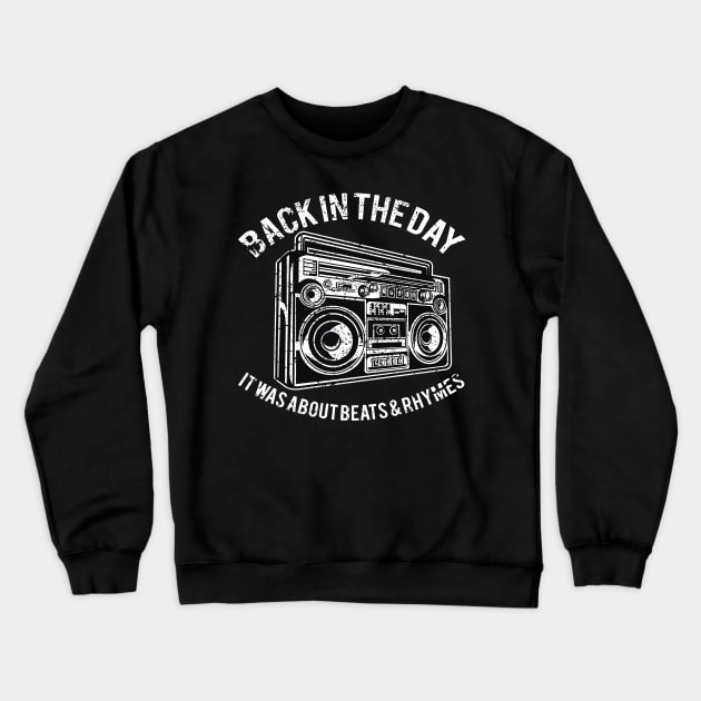 Old School HipHop Crewneck Sweatshirt by Styleuniversal